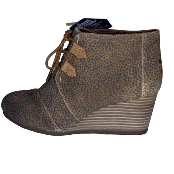 Toms Women's Kala Suede Wedge Bootie, Size 9 - Picture 4 of 11